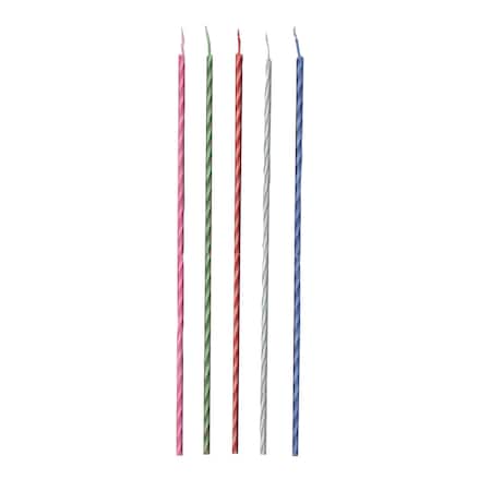 Creative Converting Striped Party Candles, 7.75", 240PK 101717
